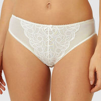 Sans Complexe Ariane Classic Lace & Microfiber Brief - Ivory