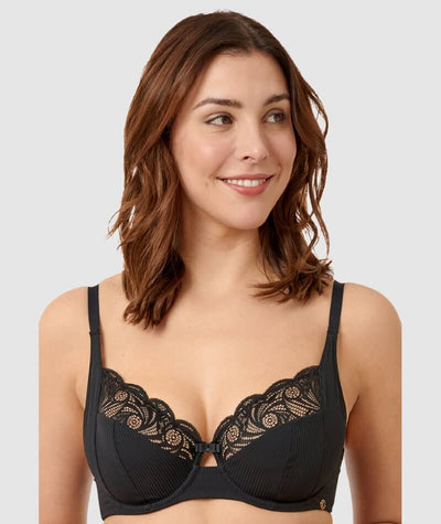 Sans Complexe Ariane Essential Full Cup Underwired Bra - Black Bras