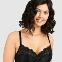 Sans Complexe Ariane Full Cup Underwired Lace Bra - Ivory - Curvy Bras
