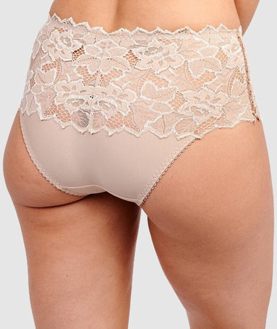 Sans Complexe Arum Mid-Rise Lace Brief - Skin Knickers