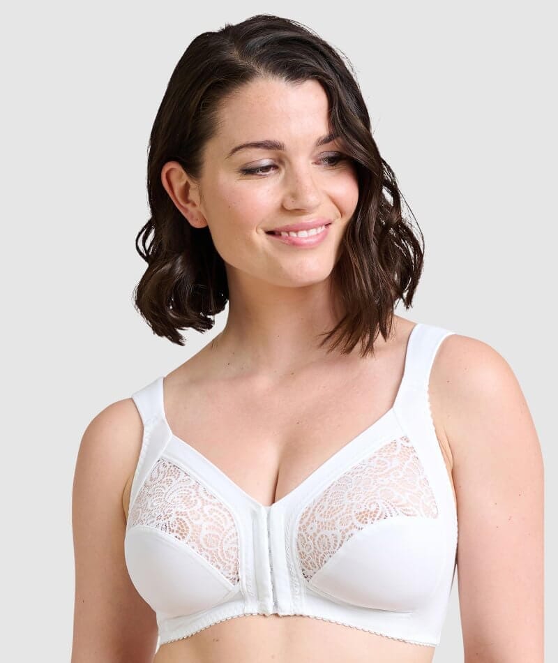 Just My Size® Bras: 2-pack Front Closure Full-Figure Wire-Free Bra