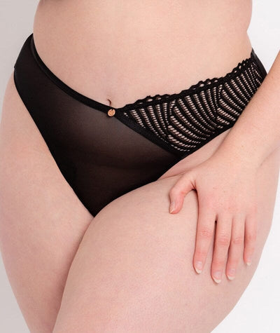 Scantilly Authority Thong - Black Knickers