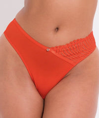 Scantilly Authority Thong - Lava Red