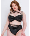 Scantilly Buckle Up Padded Half Cup Bra - Black Bras