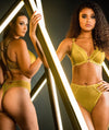 Scantilly Exposed High Waist Thong - Ochre Yellow Knickers