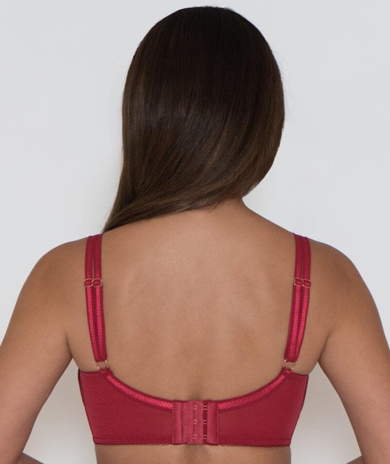 Scantilly Fallen Angel Balcony Bra - Garnet Red Bras