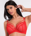 Scantilly Fascinate Plunge Bra - Poppy Red Bras