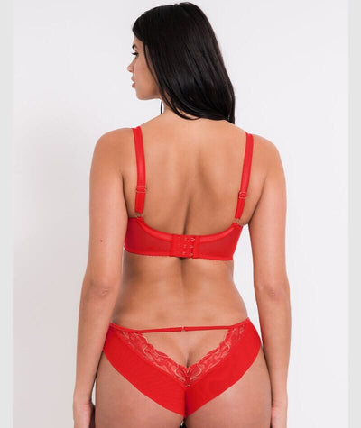 Scantilly Fascinate Plunge Bra - Poppy Red Bras