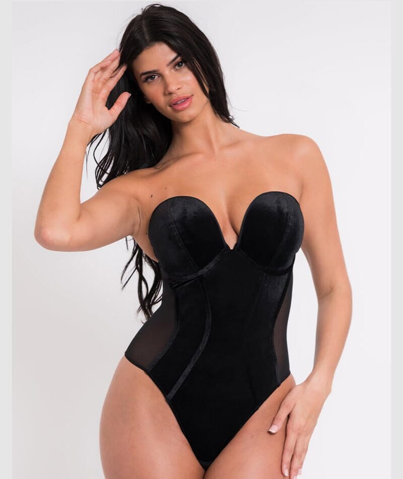 https://www.curvybras.com/cdn/shop/products/scantilly-icon-plunge-strapless-padded-bodysuit-black-1.jpg?v=1696966269