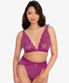 Scantilly Indulgence High Waist Brief - Orchid/Latte Knickers