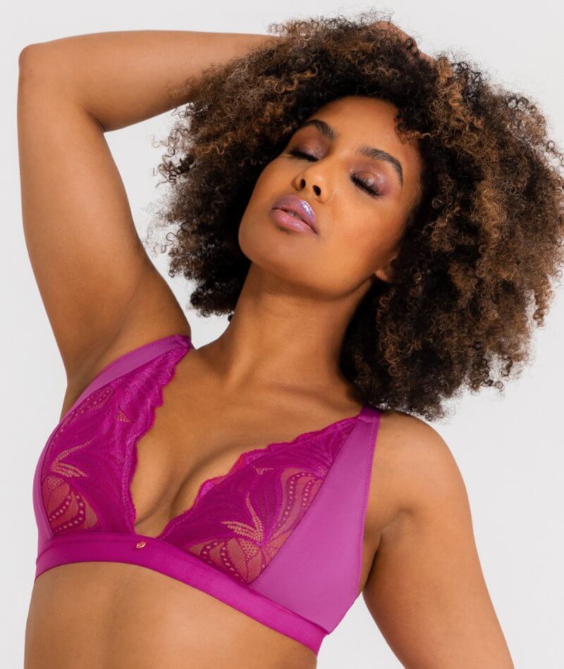 Scantilly Indulgence Bralette - Orchid/Latte Bras 
