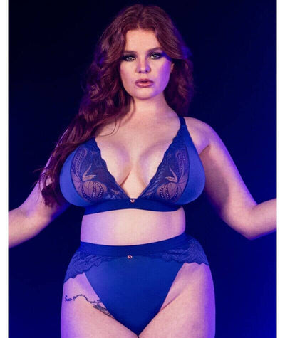 Scantilly Indulgence High Waist Brief - Ultraviolet Blue Knickers