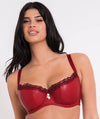 Scantilly Key to My Heart Padded Half Cup Bra - Rouge Bras