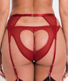 Scantilly Key to My Heart Suspender Belt - Rouge Knickers