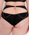 Scantilly Unchained High Waist Brief - Black Knickers