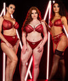 Scantilly Unchained High Waist Brief - Deep Red Knickers