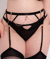 Scantilly Unchained Thong - Black Knickers