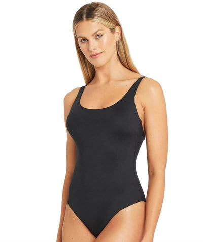 Sea Level Bella Scoop One Piece Swimsuit - Black Swim