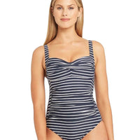 Sea Level Chamarel Twist Front B-DD Cup One Piece Swimsuit - Night Sky