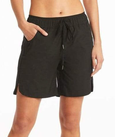 Sea Level Eco Essentials 7" Swim Boardshort- Black Swim