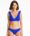 Sea Level Eco Essentials Hipster Bikini Brief - Cobalt Swim