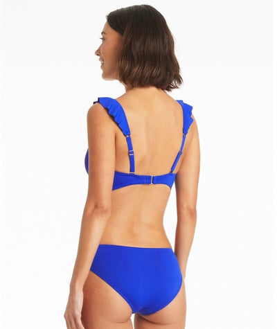 Sea Level Eco Essentials Hipster Bikini Brief - Cobalt Swim