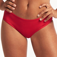 Sea Level Eco Essentials Hipster Bikini Brief - Red