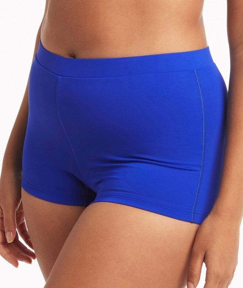 Sea Level Eco Essentials Katie Boyleg Swim Pant - Cobalt Swim