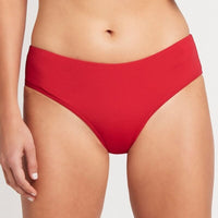 Sea Level Eco Essentials Mid Bikini Brief - Red