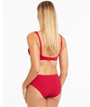 Sea Level Eco Essentials Mid Bikini Brief - Red Swim