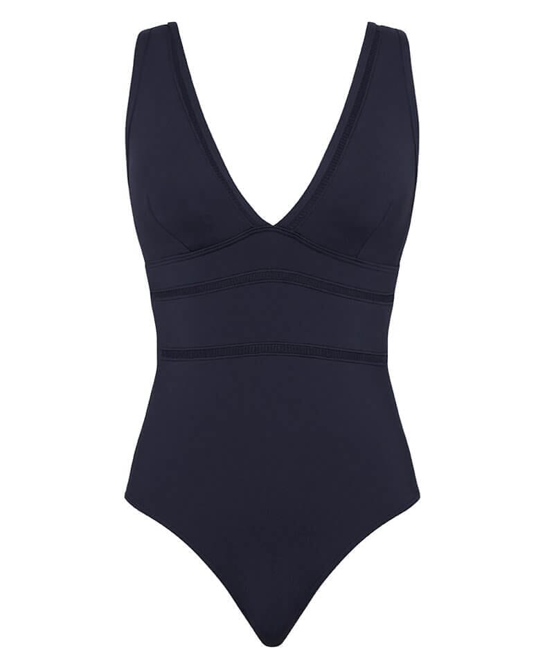 Sea Level Eco Essentials Spliced One Piece Swimsuit - Night Sky Swim