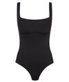 Sea Level Eco Essentials Square Neck One Piece Swimsuit - Black Swim