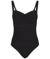 Sea Level Eco Essentials Twist Front A-DD Cup One Piece Swimsuit - Black Swim