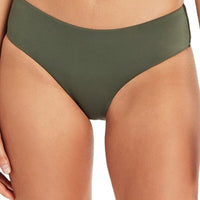 Sea Level Eco Essentials Mid Bikini Brief - Khaki