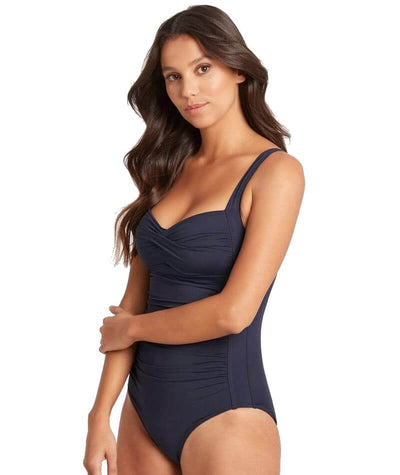 Sea Level Essentials Twist Front B-DD Cup One Piece Swimsuit - Night Sky Swim