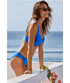 Sea Level Honeycomb Cross Front A-DD Cup Bikini Top - Capri Swim