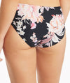 Sea Level Martini Mid Bikini Brief - Floral Black Swim
