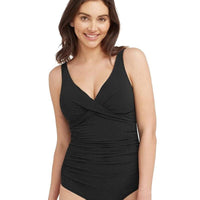 Sea Level Messina Cross Front B-DD Cup One Piece Swimsuit - Black