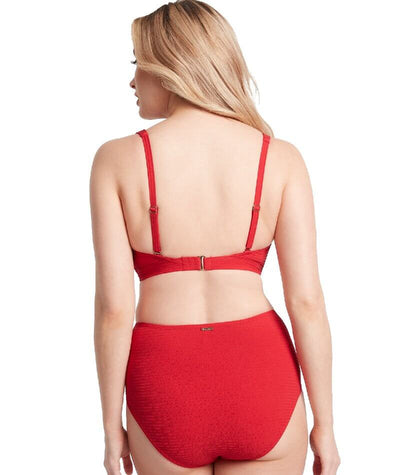 Sea Level Messina E-F Cup Bralette With Hidden Underwires - Red Swim