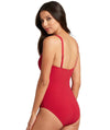 Sea Level Messina Panel Line B-DD Cup One Piece Swimsuit - Red Swim