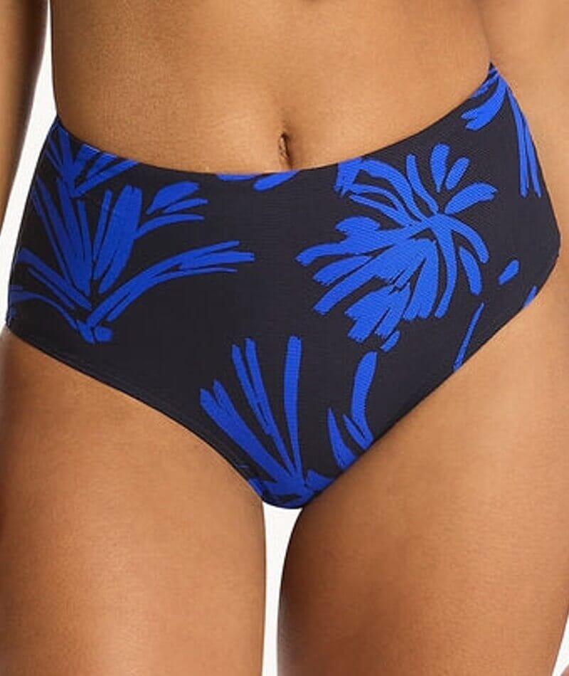 Sea Level Tradewind High Waist Brief - Night Sky Swim