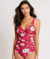 Sea Level Tropicale Cross Front B-DD Cup One Piece Swimsuit - Red Swim