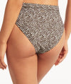 Sea Level Wild Cat High Waist Band Brief - Espresso Swim