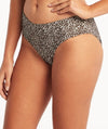 Sea Level Wild Cat Mid Bikini Brief - Espresso Swim