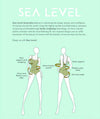 Sea Level Riviera Rib Cross Front A-DD Cup One Piece Swimsuit - Ocean Blue Swim