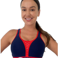 Shock Absorber Ultimate Run Padded High Impact Wire-free Sports Bra - Athletic Navy