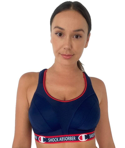Shock Absorber Ultimate Run Wirefree High Impact Sports Bra - Athletic Navy Bras