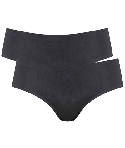 Sloggi Active Hipster 2 Pack - Black Knickers
