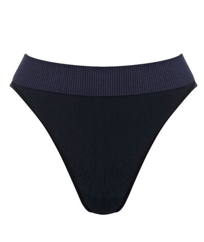 Sloggi Ever Infused Aloe High Leg Brief - Black Knickers