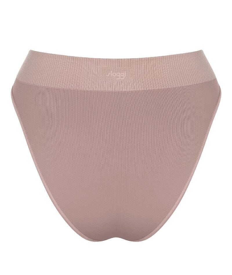 Sloggi Ever Infused Aloe High Leg Brief - Foggy Mauve Knickers